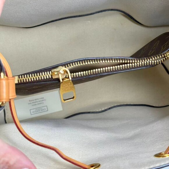 Louis Vuitton Monogram Canvas Limited Edition Neonoe Bucket Bag with Pink Trim - Picture 8 of 8